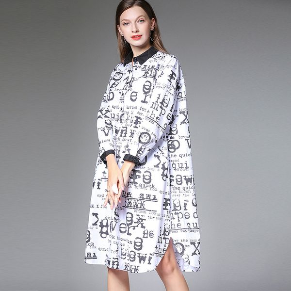 big yards dresses large women's autumn 2021 fat mm loose fashion letter print long sleeve 7519
big yards dresses large women's autumn 2021 fat mm loose fashion letter print long sleeve 7519