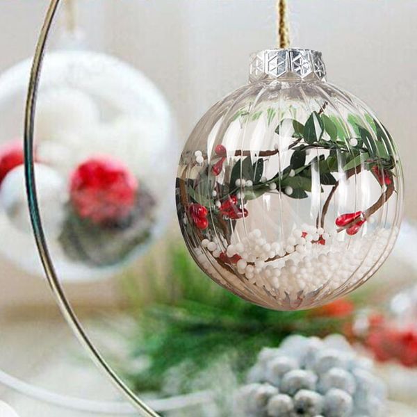 party decoration 1pc transparent open plastic christmas decorations ball clear bauble ornament gift present box 2021
party decoration 1pc transparent open plastic christmas decorations ball clear bauble ornament gift present box 2021