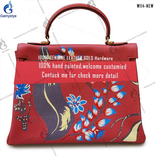 art make hand draw punk red flowers custom h bags cowhide handbags hand painted gifts genuine leather bags
art make hand draw punk red flowers custom h bags cowhide handbags hand painted gifts genuine leather bags