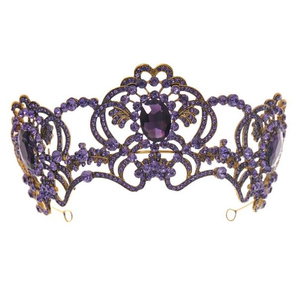 hair clips & barrettes baroque purple crystal beauty princess crown tiaras rhinestone diadem for bride hairbands wedding accessories gift, Golden;silver
hair clips & barrettes baroque purple crystal beauty princess crown tiaras rhinestone diadem for bride hairbands wedding accessories gift, Golden;silver