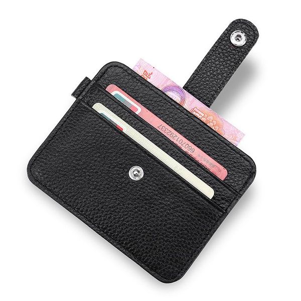 card holders simple snap button style layer cow leather slim cash slot holder, Brown;gray
card holders simple snap button style layer cow leather slim cash slot holder, Brown;gray