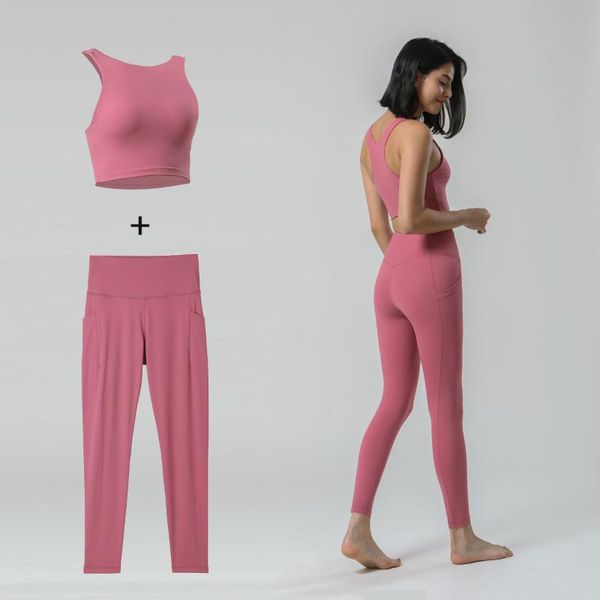 yoga outfit nwt tummy control set women 25 inches back waist tight squat proof leggings with side pockets 2 piece bra running clothing
yoga outfit nwt tummy control set women 25 inches back waist tight squat proof leggings with side pockets 2 piece bra running clothing