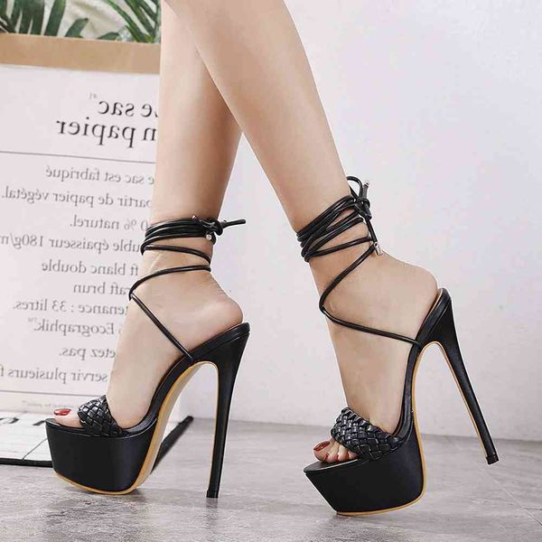 sandals female ankle strap party solid shoes platform high heels women summer stylish luxury sandals, Black
sandals female ankle strap party solid shoes platform high heels women summer stylish luxury sandals, Black