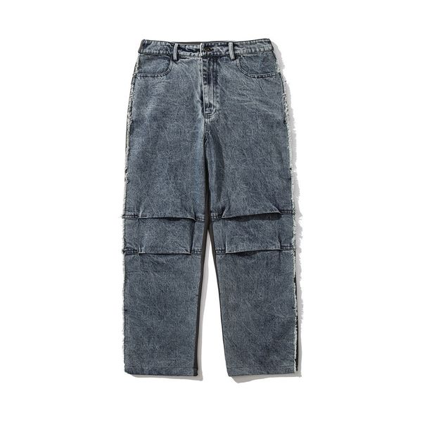 pants fashionable the denim stitching casual men's street brand loose wide leg washed to make old straight capris, Black
pants fashionable the denim stitching casual men's street brand loose wide leg washed to make old straight capris, Black