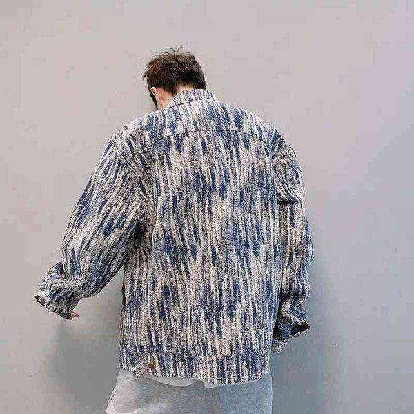 autumn guochao fried street handsome blue and white damaged scratch loose cowboy jacket men's ins, Black
autumn guochao fried street handsome blue and white damaged scratch loose cowboy jacket men's ins, Black