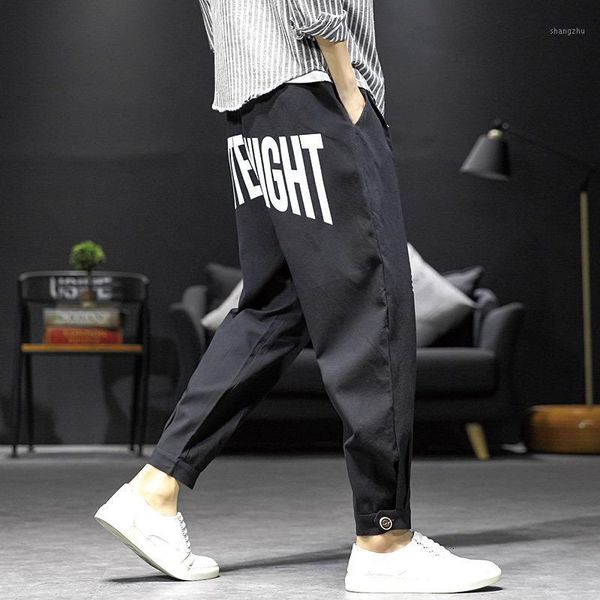 men's pants autumn harem men fashion letter printing casual trousers man streetwear wild hip hop loose joggers sweatpants m-6xl, Black
men's pants autumn harem men fashion letter printing casual trousers man streetwear wild hip hop loose joggers sweatpants m-6xl, Black