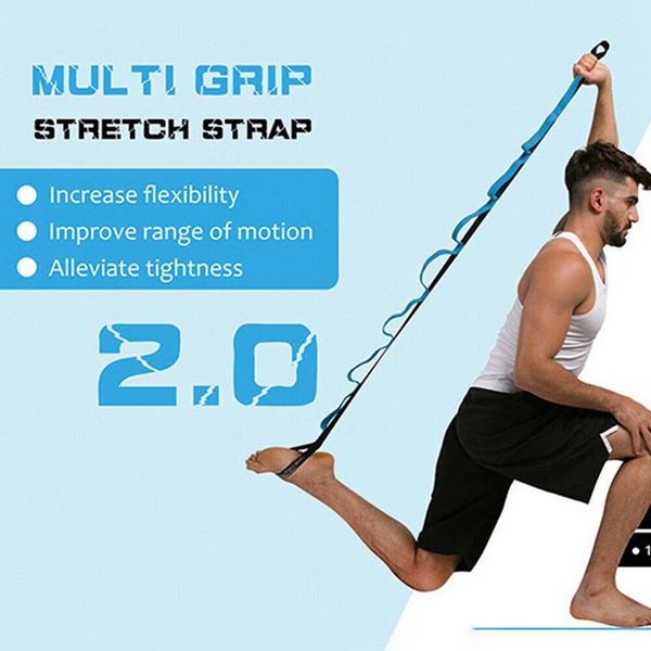 2m / 6.6ft yoga stretch strap antenna anti-gravity rope with grip loops fitness exercise gym waist leg resistance belt bands
2m / 6.6ft yoga stretch strap antenna anti-gravity rope with grip loops fitness exercise gym waist leg resistance belt bands