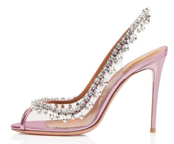 woman pvc peep toe high heel crystal wedding shoes diamonds slingback rhinestones tassel sandal sandals, Black
woman pvc peep toe high heel crystal wedding shoes diamonds slingback rhinestones tassel sandal sandals, Black