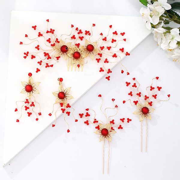 hair clips & barrettes flower comb bridesmaid red crystal clip earring set bridal hairpin wedding jewelry for women party hairband gift, Golden;silver
hair clips & barrettes flower comb bridesmaid red crystal clip earring set bridal hairpin wedding jewelry for women party hairband gift, Golden;silver