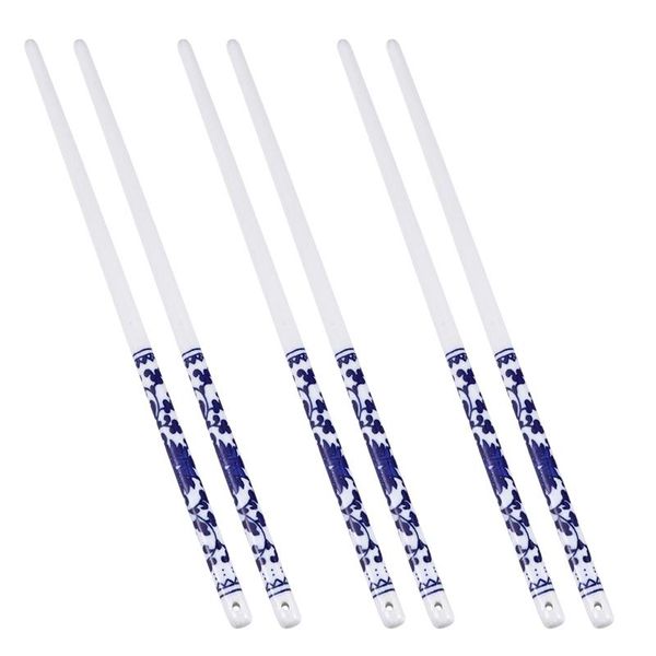 10 pairs blue and white porcelain chopsticks ceramic long chopstick chinese style tableware for home restaurant kitchen plies
10 pairs blue and white porcelain chopsticks ceramic long chopstick chinese style tableware for home restaurant kitchen plies
