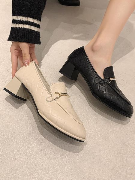 dress shoes women's thick heel retro loafers 2021 spring fashion casual rhinestone buckle leather, Black
dress shoes women's thick heel retro loafers 2021 spring fashion casual rhinestone buckle leather, Black
