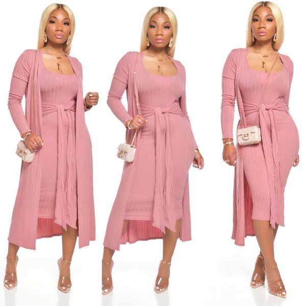 Women's Tracksuits Women Tie Waist Tank Dress and Open Stitch Cardigans Set Two Piece Autumn Winter Outfits Classy Suits 68QP, Gray
Women's Tracksuits Women Tie Waist Tank Dress and Open Stitch Cardigans Set Two Piece Autumn Winter Outfits Classy Suits 68QP, Gray