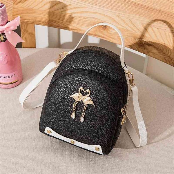fashion womens solid color leather little swan backpack shoulder bag mini backpacks for girls small women
fashion womens solid color leather little swan backpack shoulder bag mini backpacks for girls small women