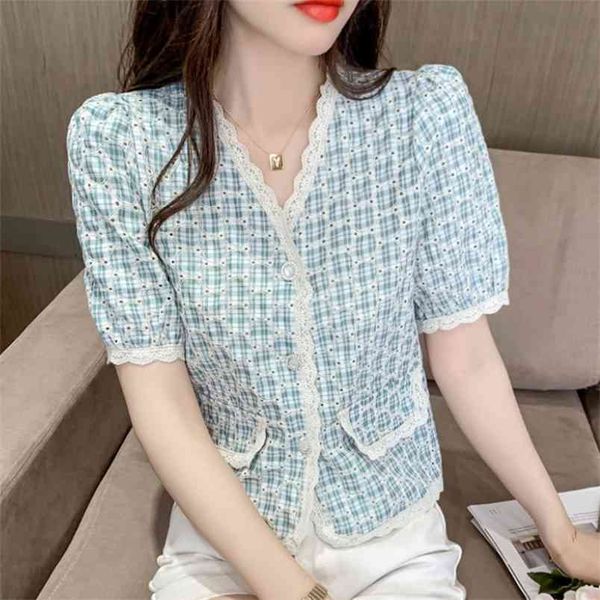lace patchwork women casual sweet embroidered shirt fashion v-neck puff sleeve elegant blouses 210519, White
lace patchwork women casual sweet embroidered shirt fashion v-neck puff sleeve elegant blouses 210519, White