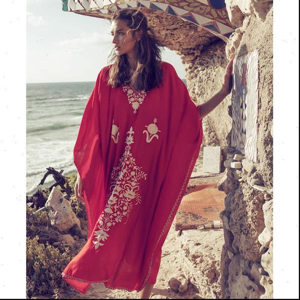 quick drying black indie women dress folk embroidered long summer beach moroccan kaftan plus size beachwear maxi n910, Black;gray
quick drying black indie women dress folk embroidered long summer beach moroccan kaftan plus size beachwear maxi n910, Black;gray