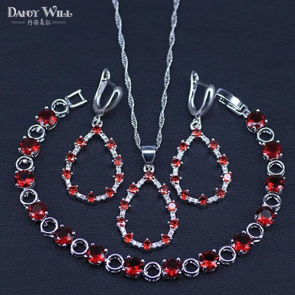 earrings & necklace natural silver color jewelry red birthstone charm sets women engagement earrings/pendant/bracelets/necklace set
earrings & necklace natural silver color jewelry red birthstone charm sets women engagement earrings/pendant/bracelets/necklace set