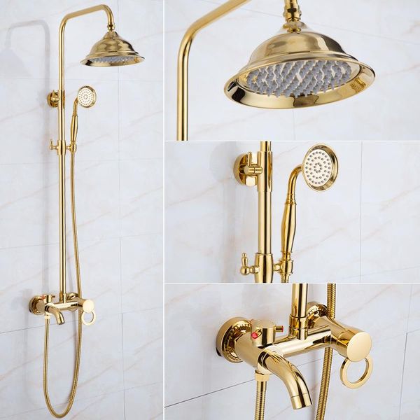 bathroom shower sets faucets luxury gold brass faucet mixer tap wall mounted hand held head bathtub spout
bathroom shower sets faucets luxury gold brass faucet mixer tap wall mounted hand held head bathtub spout