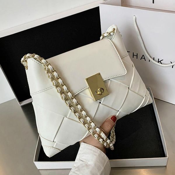 evening bags woven square crossbody bag 2021 fashion pu leather women's designer handbag chain shoulder messenger
evening bags woven square crossbody bag 2021 fashion pu leather women's designer handbag chain shoulder messenger