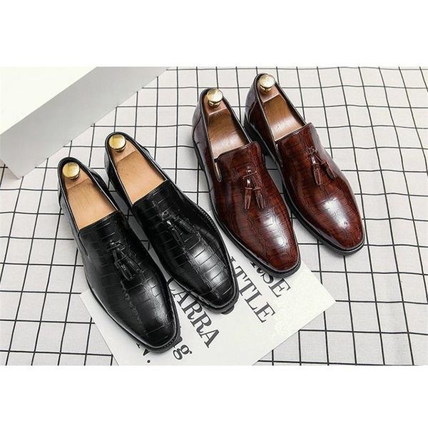 dress shoes moda masculina casual negócios high-end cor sólida plutônio crocodilo padrão retro borla apontou toe confortável mocassins 8kh08, Black
dress shoes moda masculina casual negócios high-end cor sólida plutônio crocodilo padrão retro borla apontou toe confortável mocassins 8kh08, Black