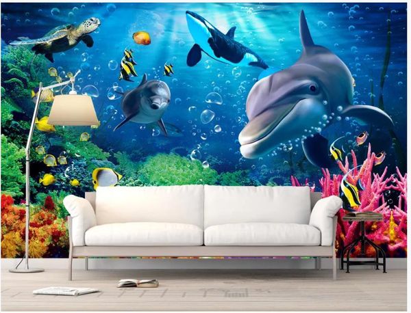 custom po wallpaper 3d murals for walls 3 d underwater world dolphin tv background wall decorative painting wallpapers
custom po wallpaper 3d murals for walls 3 d underwater world dolphin tv background wall decorative painting wallpapers