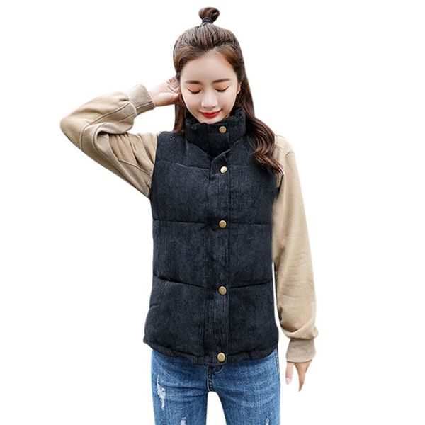 women's vests warm slim vest jacket collar casual winter overcoat sleeveless buttons zip women coat cotton blend colete, Black;white
women's vests warm slim vest jacket collar casual winter overcoat sleeveless buttons zip women coat cotton blend colete, Black;white