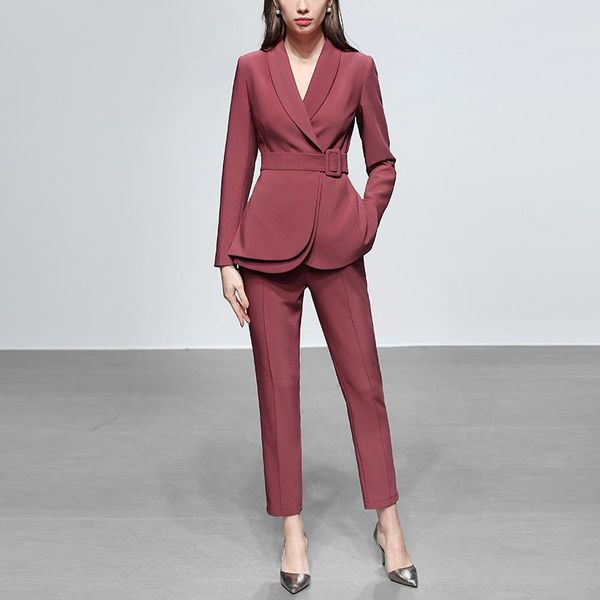 women's suits & blazers ellacey elegant suit fashion burgundy blazer two-piece set women costume professional wear workplace pants, White;black
women's suits & blazers ellacey elegant suit fashion burgundy blazer two-piece set women costume professional wear workplace pants, White;black