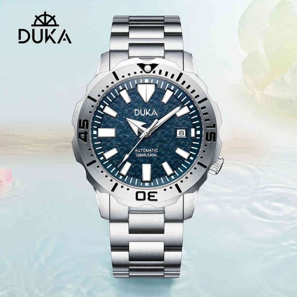 2021 new duka wrist watch luxury brand men's automatic es steel 100m waterproof mechanical men relogio masculino
2021 new duka wrist watch luxury brand men's automatic es steel 100m waterproof mechanical men relogio masculino