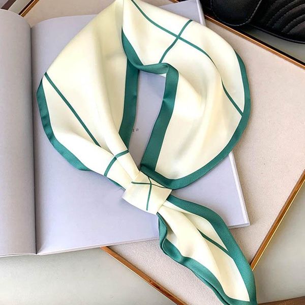 spring summer professional decorative scarves female simulation silk cross wild hair band scarf sunscreen a260, Blue;gray
spring summer professional decorative scarves female simulation silk cross wild hair band scarf sunscreen a260, Blue;gray