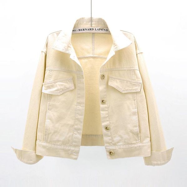 women's jackets korean harajuku plus size apricot denim jacket women 2021 autumn short loose jean coat vetement femme casual student ba, Black;brown
women's jackets korean harajuku plus size apricot denim jacket women 2021 autumn short loose jean coat vetement femme casual student ba, Black;brown