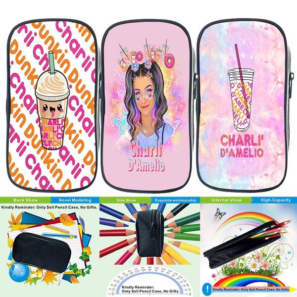 cosmetic bags & cases charli damelio pencil case small gift estuches school box kawaii pencilcase pen bag supplies stationery
cosmetic bags & cases charli damelio pencil case small gift estuches school box kawaii pencilcase pen bag supplies stationery