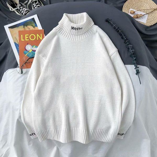 women's knits & tees sweater women turtleneck plus size letter embroidery sweaters winter long sleeve couple pullover, White
women's knits & tees sweater women turtleneck plus size letter embroidery sweaters winter long sleeve couple pullover, White
