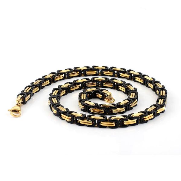chains men's titanium steel 8mm byzantine imperial chain necklace fashion rock hip hop punk jewelry necklaces length 61cm, Silver
chains men's titanium steel 8mm byzantine imperial chain necklace fashion rock hip hop punk jewelry necklaces length 61cm, Silver