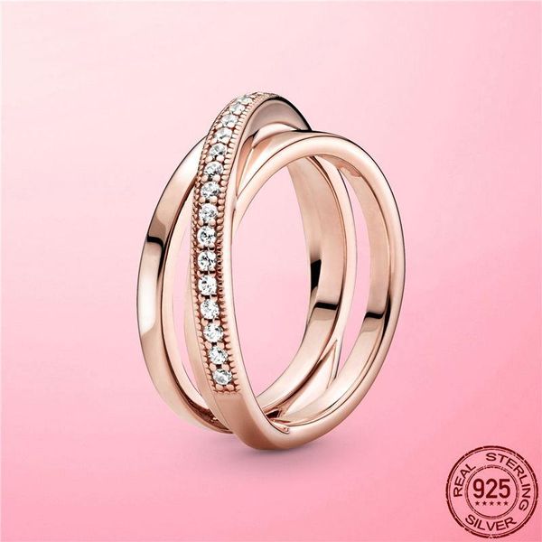 100% 925 sterling silver crossover pave triple band ring for women fine jewelry anel gift cluster rings, Golden;silver
100% 925 sterling silver crossover pave triple band ring for women fine jewelry anel gift cluster rings, Golden;silver