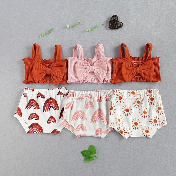 clothing sets summer baby girls 2pcs clothes set fashion solid big bow short camisole vest tank&printed triangle shorts cute 0-24m, White
clothing sets summer baby girls 2pcs clothes set fashion solid big bow short camisole vest tank&printed triangle shorts cute 0-24m, White