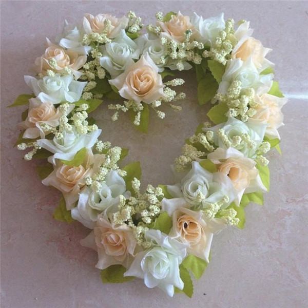 decorative flowers & wreaths 6 colors simulation flower heart wreath artificial rose garland home wedding decor
decorative flowers & wreaths 6 colors simulation flower heart wreath artificial rose garland home wedding decor