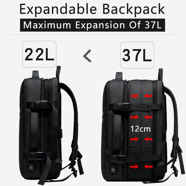 backpack 2021 travel men expandable 12cm multifunctional bag fit 15.6 inch backpacks male n1811-x
backpack 2021 travel men expandable 12cm multifunctional bag fit 15.6 inch backpacks male n1811-x