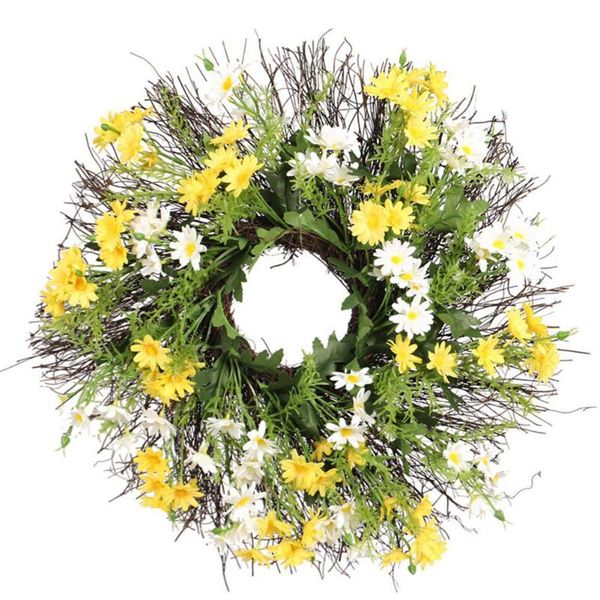 decorative flowers & wreaths artificial daisy flower wreath for front door wedding home decoration hanging pendant
decorative flowers & wreaths artificial daisy flower wreath for front door wedding home decoration hanging pendant