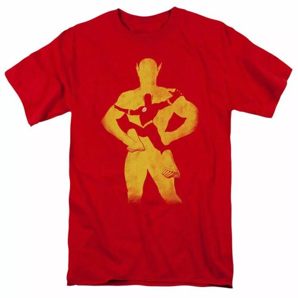 The Flash Flash Knockout T Shirt Mens Licensed DC Comics Tee Red, White;black