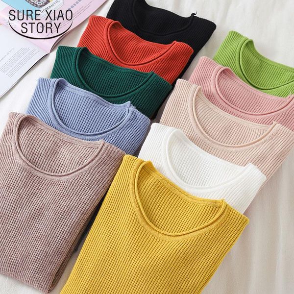 women's sweaters 2021 spring korean sweater women knitted for long sleeve white plus size woman knit pullover, White;black
women's sweaters 2021 spring korean sweater women knitted for long sleeve white plus size woman knit pullover, White;black