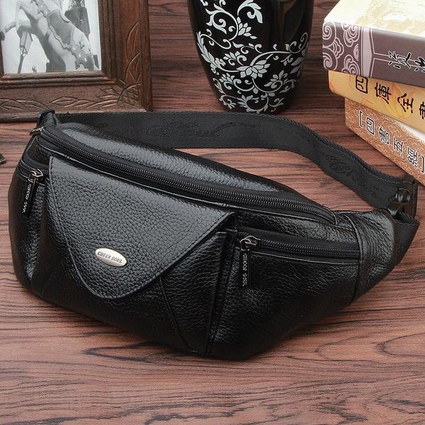 waist bags cheer soul genuine leather men's multifunction travel funny chest pack men hiqh quality bag #220
waist bags cheer soul genuine leather men's multifunction travel funny chest pack men hiqh quality bag #220