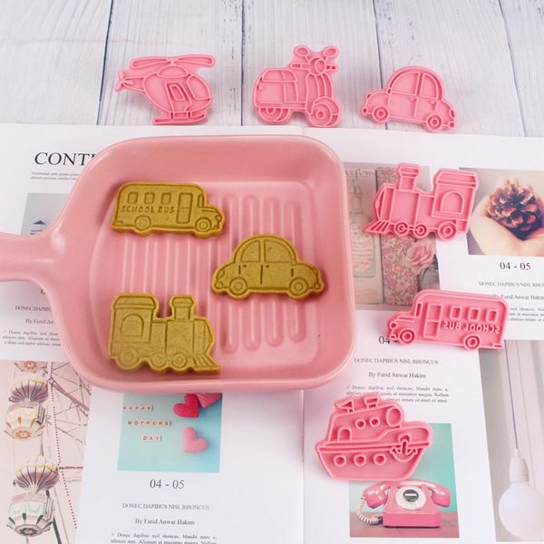 baking moulds 6pcs/set cookie cutter vehicle truck shape fondant molds airplane bus steamship biscuit diy cake decorating tool
baking moulds 6pcs/set cookie cutter vehicle truck shape fondant molds airplane bus steamship biscuit diy cake decorating tool