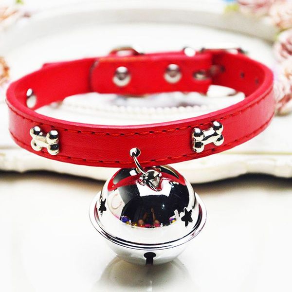 dog collars & leashes metal bone decorative pet collar with a big bells durable pu leather adjustable puppy cat strap supplies for small
dog collars & leashes metal bone decorative pet collar with a big bells durable pu leather adjustable puppy cat strap supplies for small