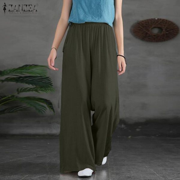 women's pants & capris vintage autumn elastic waist solid wide leg women trousers pantalon female baggy long flare cotton street pala, Black;white
women's pants & capris vintage autumn elastic waist solid wide leg women trousers pantalon female baggy long flare cotton street pala, Black;white