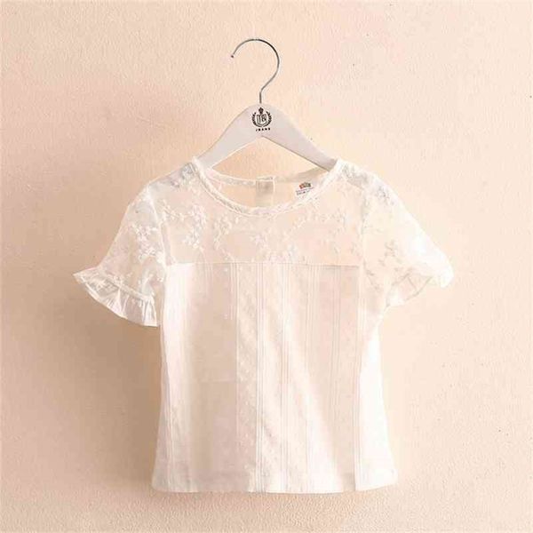 summer 2 3 4 6 8 10 years lace patchwork short flare sleeve pure white embroidery flower t-shirts for kids baby girl 210414, Blue
summer 2 3 4 6 8 10 years lace patchwork short flare sleeve pure white embroidery flower t-shirts for kids baby girl 210414, Blue
