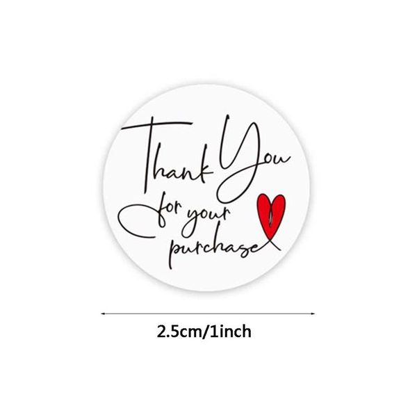 gift wrap e8fe 500pcs/roll round thank you stickers wedding party handmade scrapbooking packaging seal labels baking envelope
gift wrap e8fe 500pcs/roll round thank you stickers wedding party handmade scrapbooking packaging seal labels baking envelope