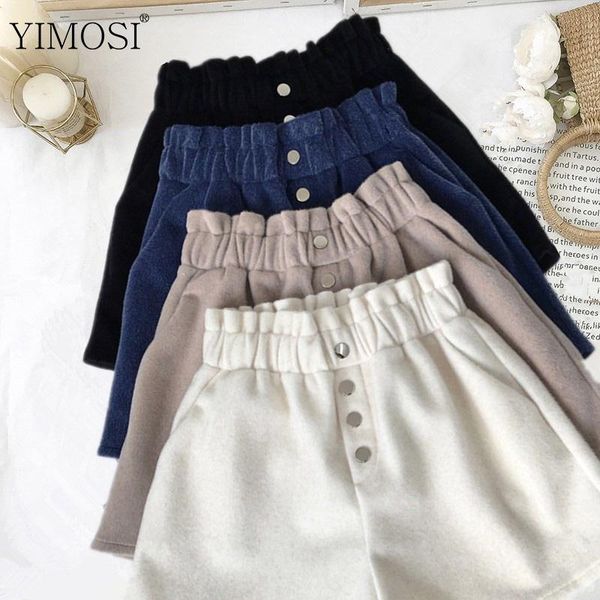women's shorts autumn winter warm chic 2021 women casual solid high waist aesthetic korean elastic wide leg, White;black
women's shorts autumn winter warm chic 2021 women casual solid high waist aesthetic korean elastic wide leg, White;black