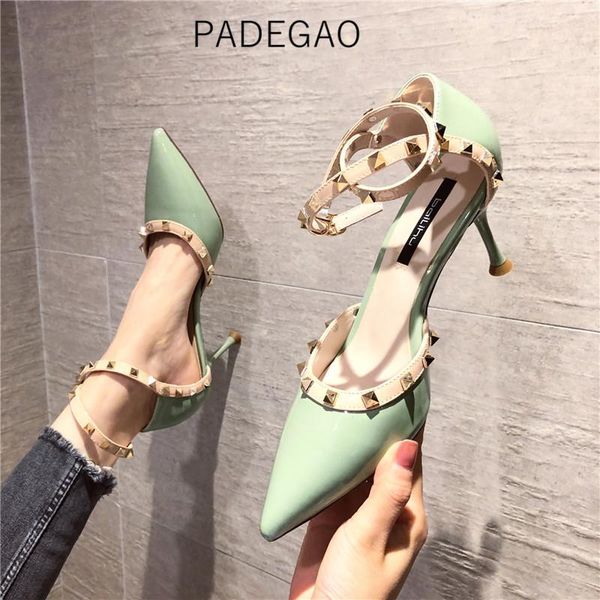 dress shoes 2021 women sandals rivet woman luxury fashion elegant party, Black
dress shoes 2021 women sandals rivet woman luxury fashion elegant party, Black