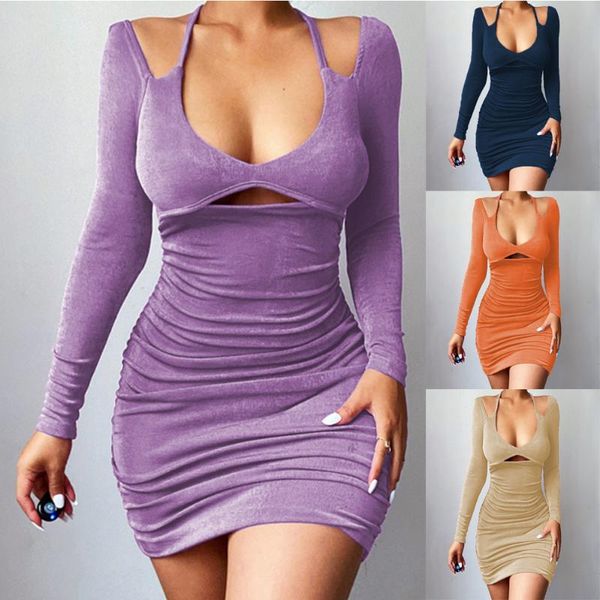 casual dresses 2021 fashion women ruched bodycon party dress autumn and winter female deep v-neck long sleeve mini bandage, Black;gray
casual dresses 2021 fashion women ruched bodycon party dress autumn and winter female deep v-neck long sleeve mini bandage, Black;gray