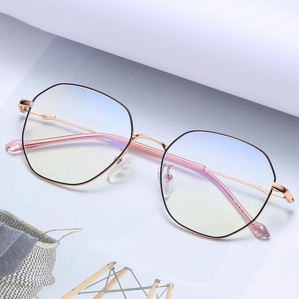 fashion sunglasses frames 2021 polygon anti-blue glasses comfortable metal men and women trend frame exquisite retro flat mirror., Black
fashion sunglasses frames 2021 polygon anti-blue glasses comfortable metal men and women trend frame exquisite retro flat mirror., Black