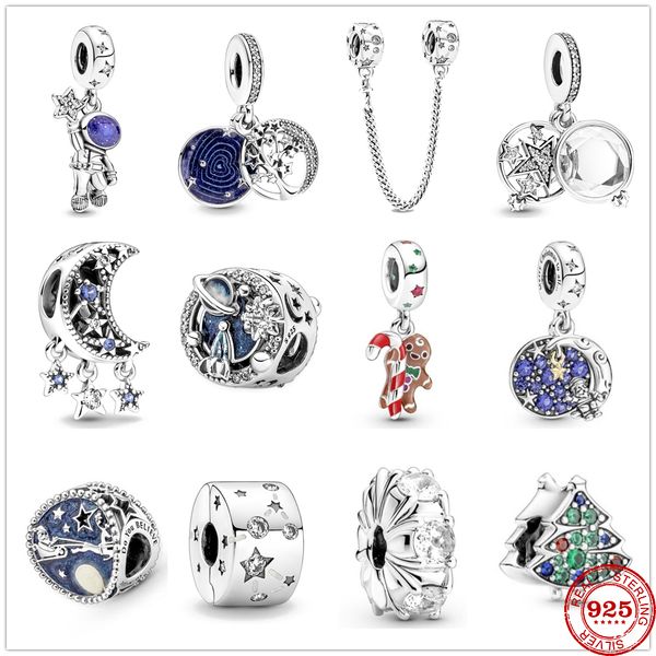 925 sterling silver pendant galaxy space astronaut rocket bead suitable for pandora bracelet necklace ladies jewelry, Black
925 sterling silver pendant galaxy space astronaut rocket bead suitable for pandora bracelet necklace ladies jewelry, Black